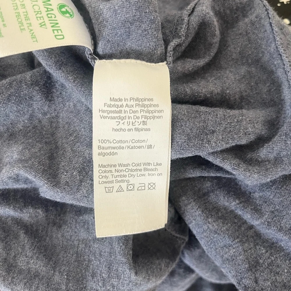 J. Crew Men's‎ Blue Long Sleeve Broken In Henley Shirt Size XL